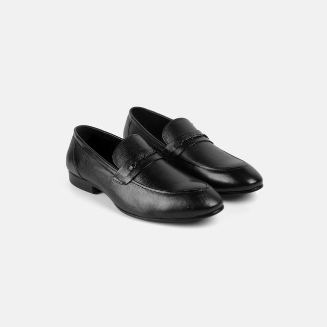 J.Fontini Men Black Formal Moccasin (SKU: 14-1684-11-40)