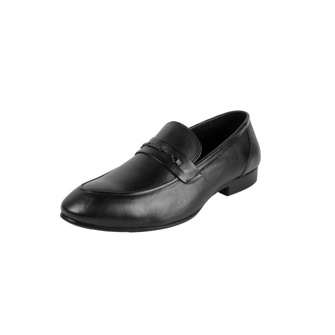 J.Fontini Men Black Formal Moccasin (SKU: 14-1684-11-40)