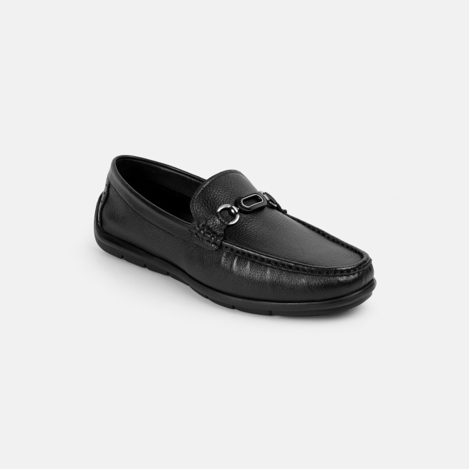 J.Fontini Men Black Casual Loafers (SKU: 14-1686-11-40)