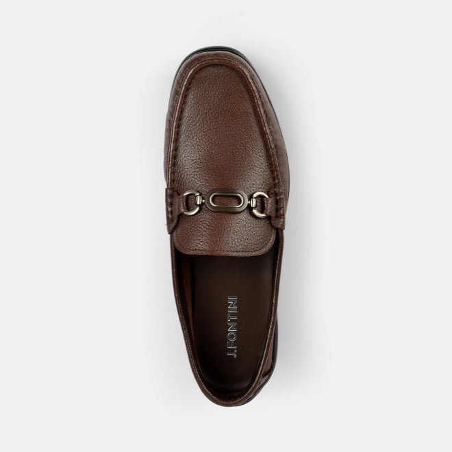 J.Fontini Men Brown Casual Loafers (SKU: 14-1686-12-41)