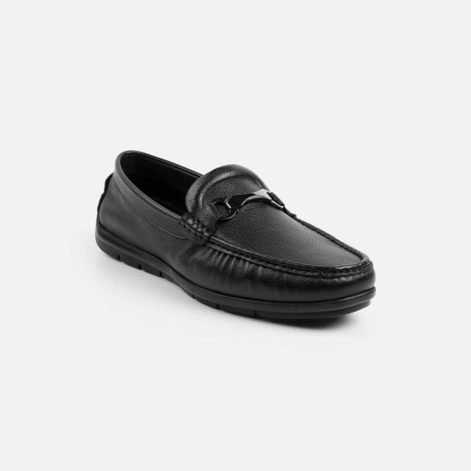 J.Fontini Men Black Formal Moccasin (SKU: 14-1687-11-40)