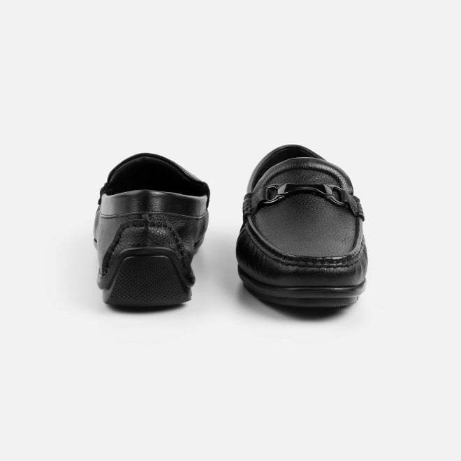 J.Fontini Men Black Formal Moccasin (SKU: 14-1687-11-40)