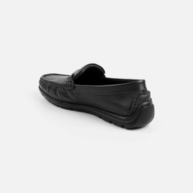 J.Fontini Men Black Formal Moccasin (SKU: 14-1687-11-40)