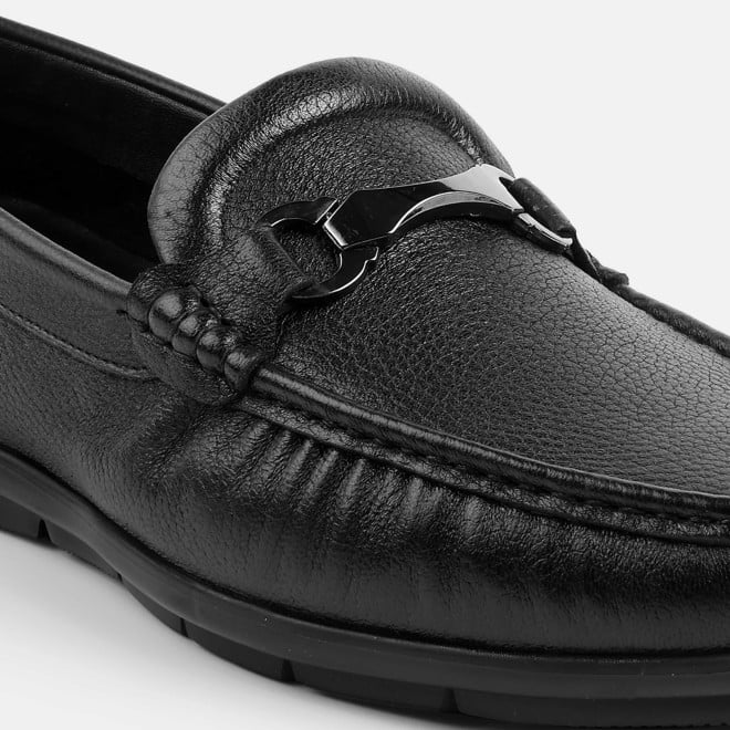 J.Fontini Men Black Formal Moccasin (SKU: 14-1687-11-40)
