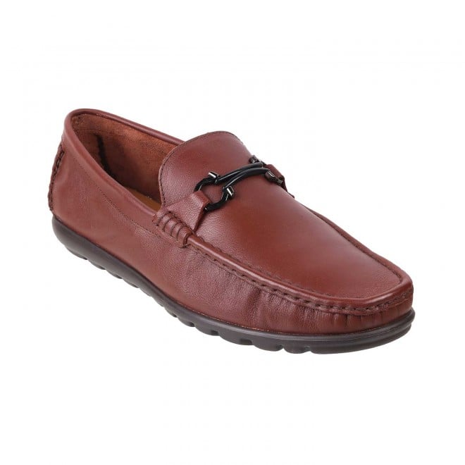 J.Fontini Tan Casual Loafers for Men