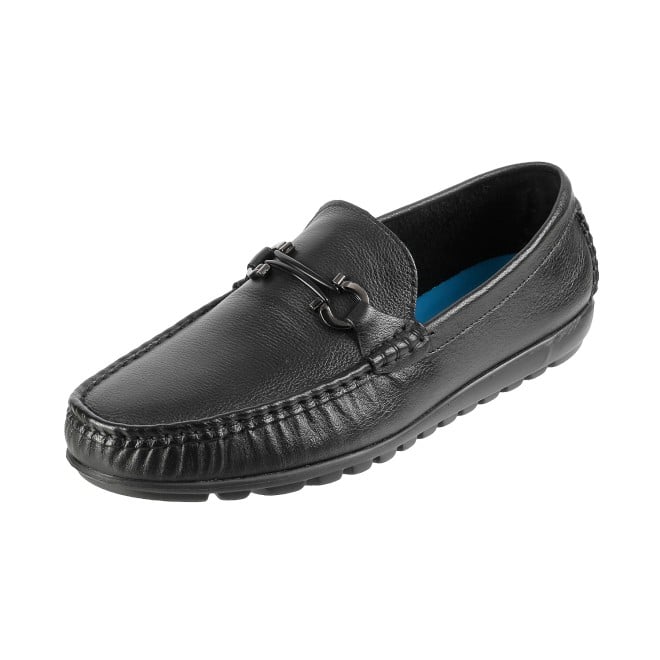 J.Fontini Men Black Casual Loafers (SKU: 14-258L-11-46)