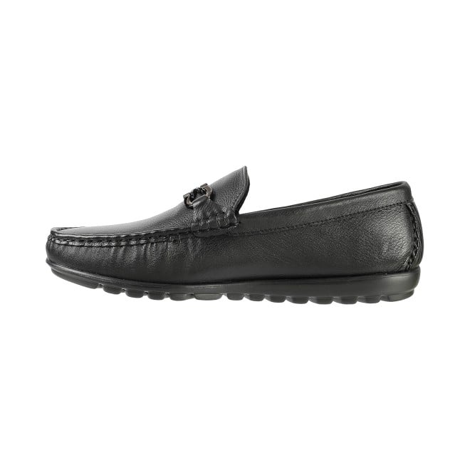 J.Fontini Men Black Casual Loafers (SKU: 14-258L-11-46)