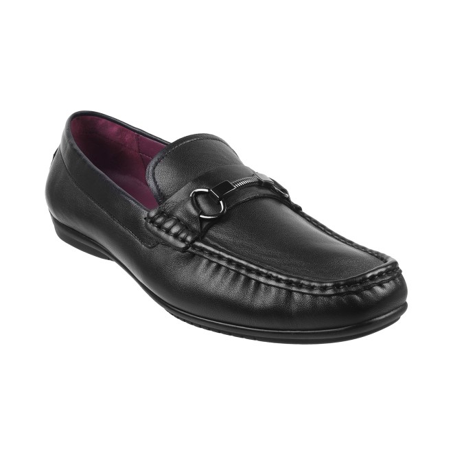 Buy J.Fontini Men Black Casual Loafers Online | SKU: 14-261-11-40 ...