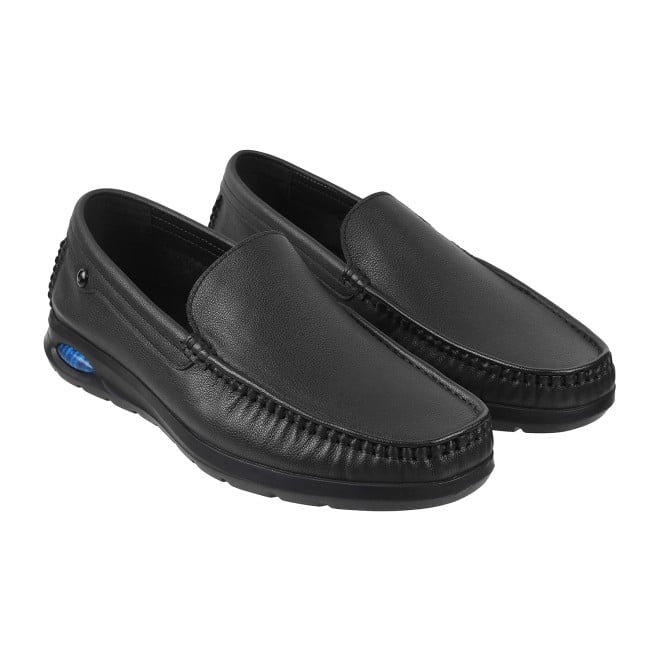 J.Fontini Men Black Casual Loafers