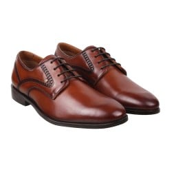 Men Tan Formal Lace Up