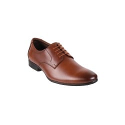 Men Tan Formal Lace Up