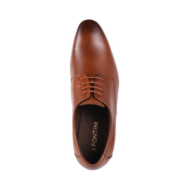 J.Fontini Men Tan Formal Lace Up (SKU: 14-340-23-40)