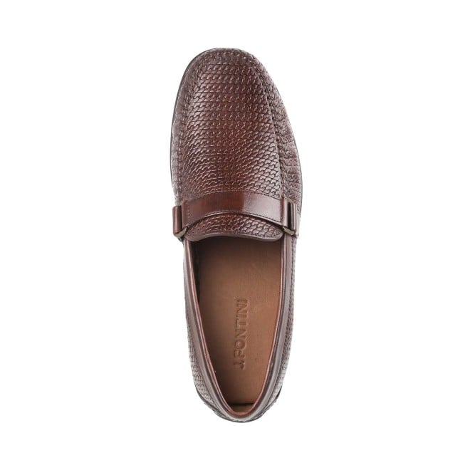 J.Fontini Men Brown Casual Loafers (SKU: 14-369-12-40)