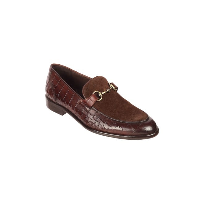 Mochi Men Brown Formal Slip-Ons (SKU: 14-392-12-40)