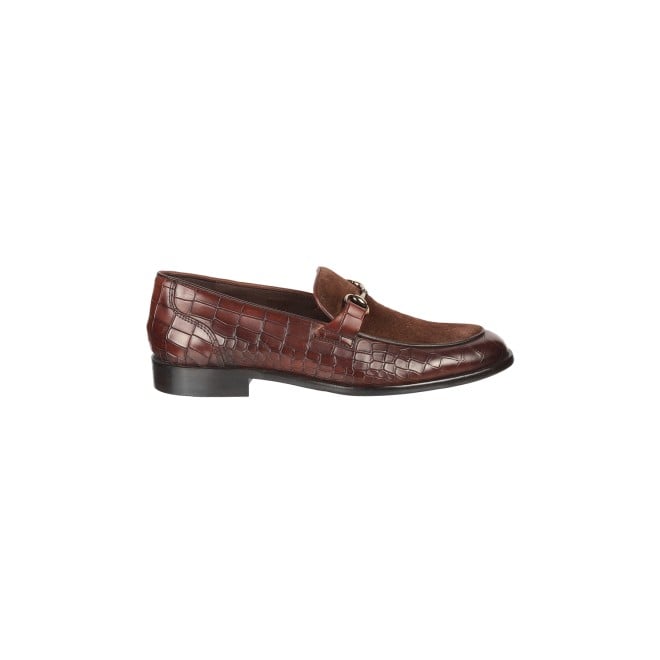 Mochi Men Brown Formal Slip-Ons (SKU: 14-392-12-40)