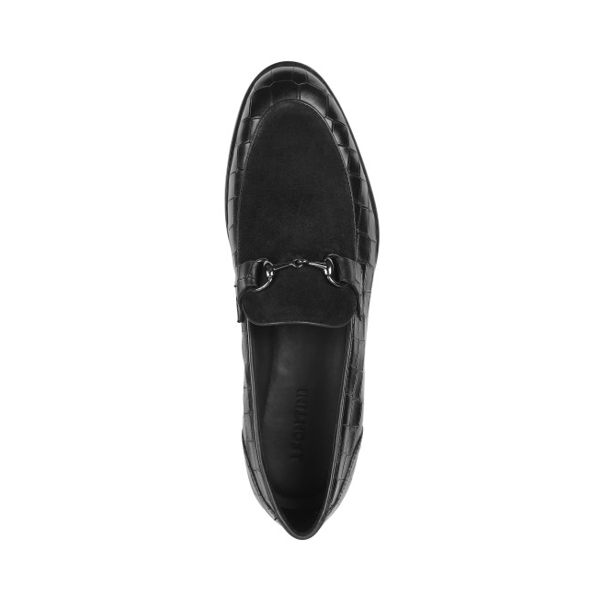 J.Fontini Men Black Formal Moccasin (SKU: 14-392-11-40)