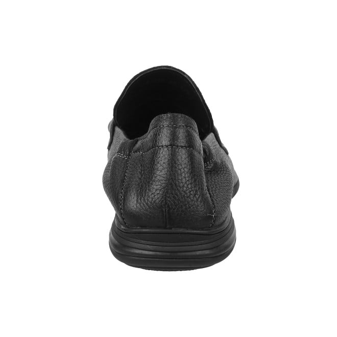 J.Fontini Men Black Casual Loafers (SKU: 14-412-11-40)