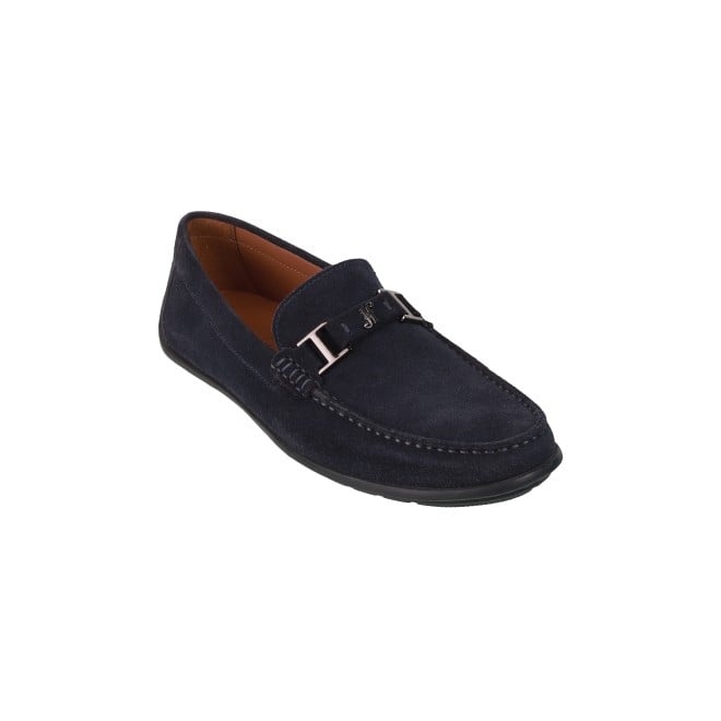 J.Fontini Men BlueSuede Casual Loafers