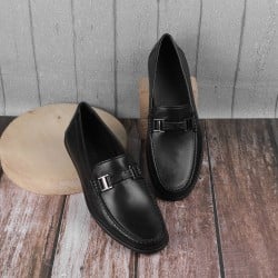 Men Black Casual Loafers