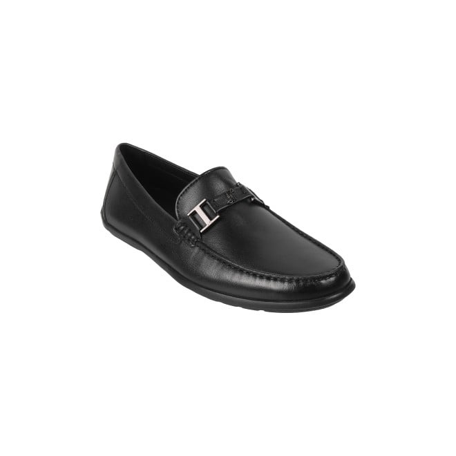 J.Fontini Men Black Casual Loafers (SKU: 14-415-11-40)