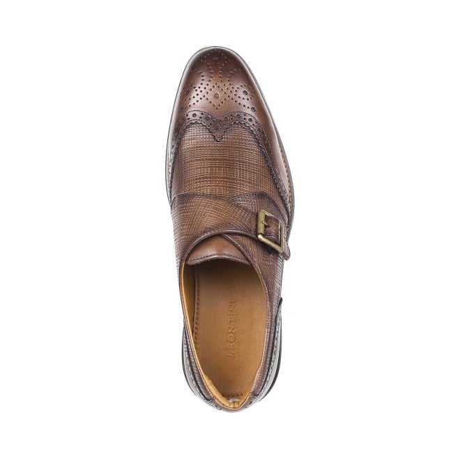 J.Fontini Men Brown Formal Monk (SKU: 14-466-12-40)