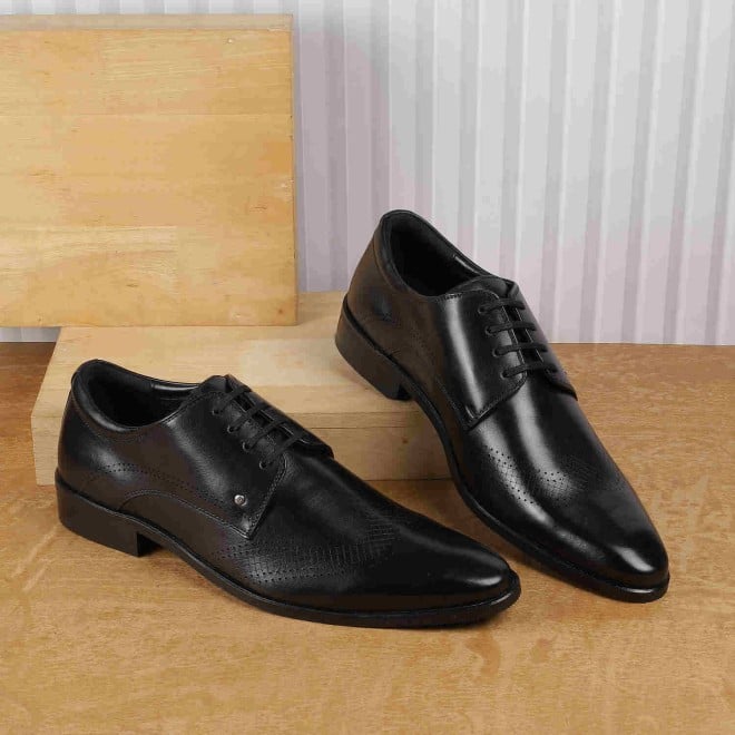 Mochi Men Black Formal Derby