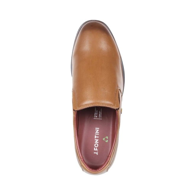 J.Fontini Men Tan Formal Moccasin (SKU: 14-474-23-41)