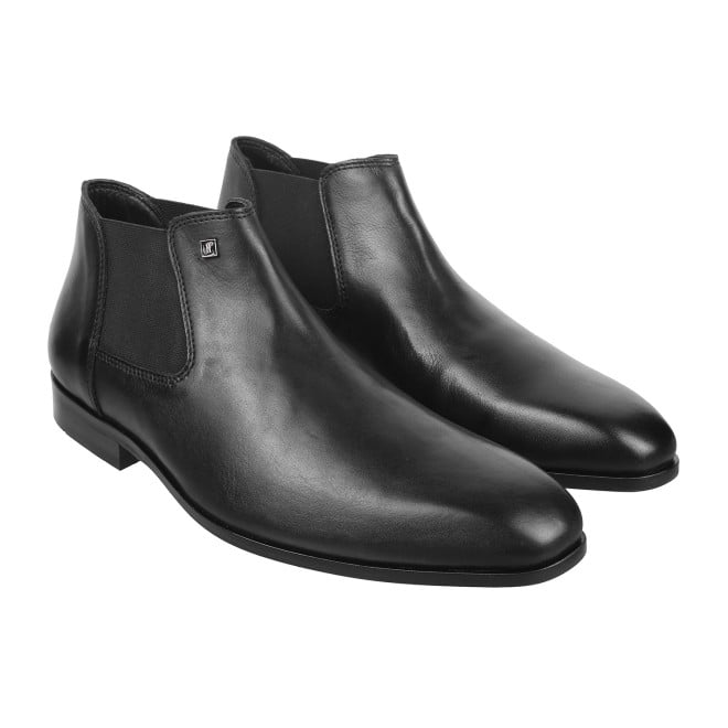 J.Fontini Men Black Formal Boots