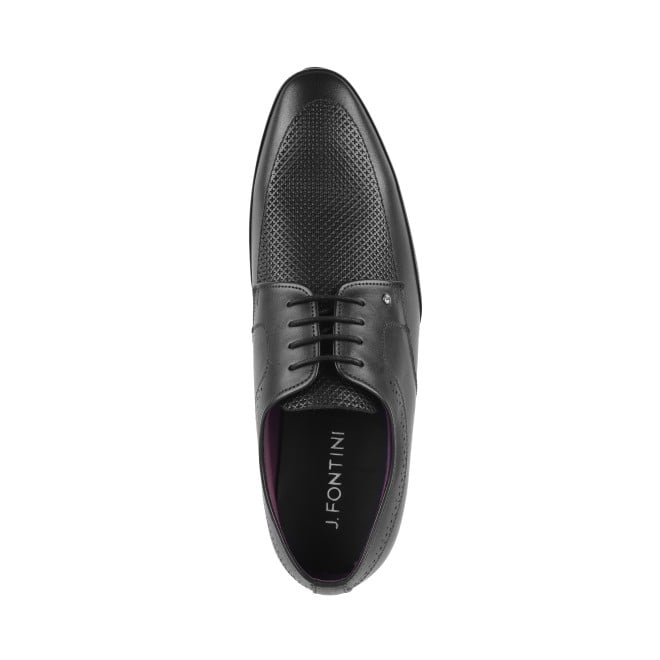 J.Fontini Men Black Formal Lace Up (SKU: 14-507-11-40)