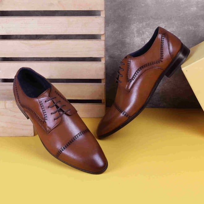 Mochi Men Tan Ethnic Oxford