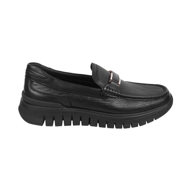 J.Fontini Men Black Formal Slip-Ons (SKU: 14-657-11-40)