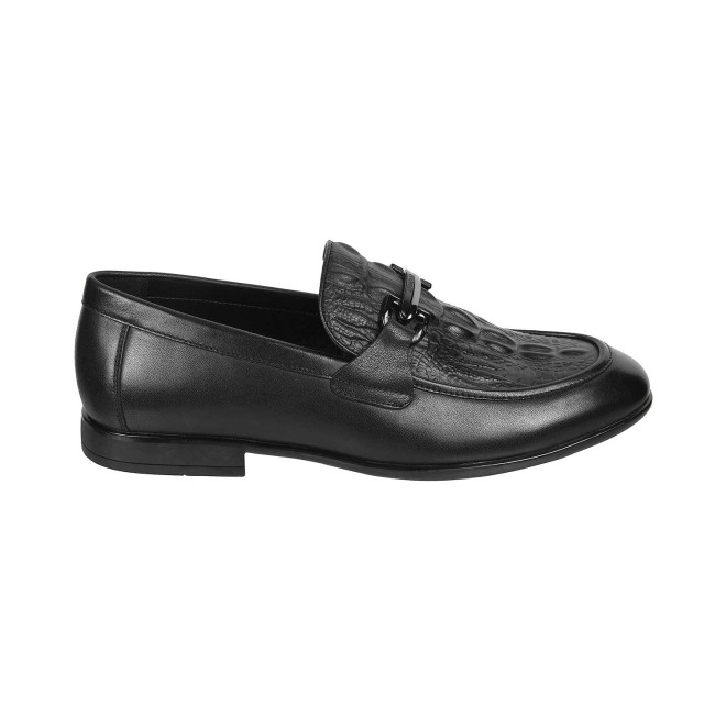 J.Fontini Men Black Formal Moccasin (SKU: 14-706-11-40)