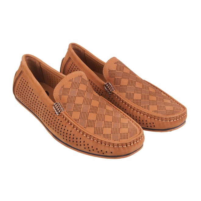 J.Fontini Men Tan Casual Loafers