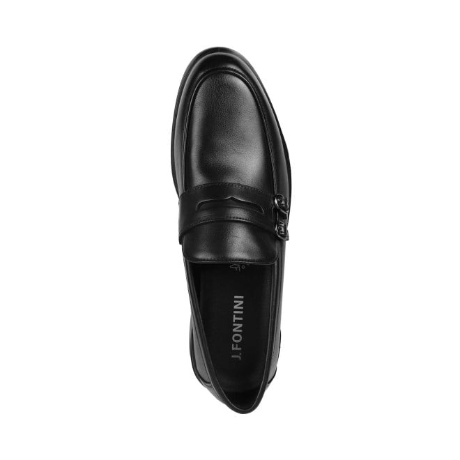 J.Fontini Men Black Formal Moccasin (SKU: 14-749-11-40)