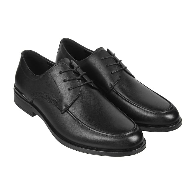 J.Fontini Men Black Formal Lace Up