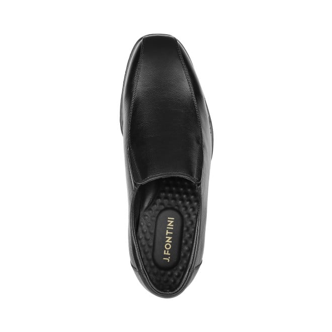 J.Fontini Men Black Formal Moccasin (SKU: 14-878L-11-46)