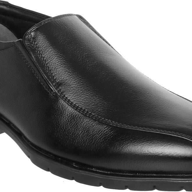 J.Fontini Men Black Formal Moccasin (SKU: 14-878L-11-46)