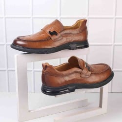 Men Tan Formal Moccasin