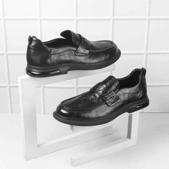 Mochi Men Black Formal Moccasin (SKU: 14-899-11-42)