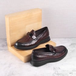 Men Brown Formal Moccasin