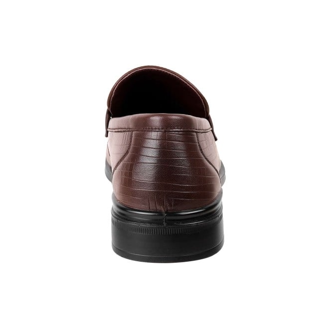 Mochi Men Brown Formal Moccasin (SKU: 14-913-12-40)