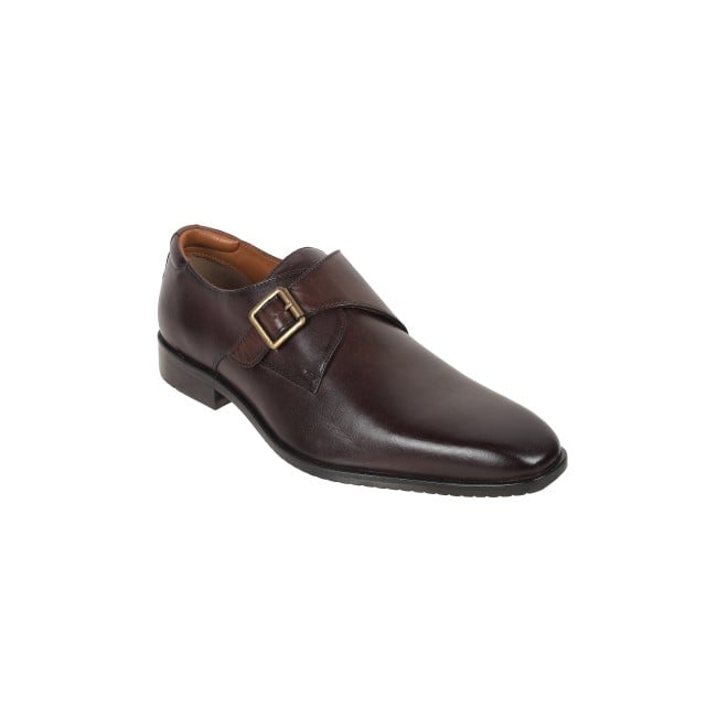 J.Fontini Men Brown Formal Monk