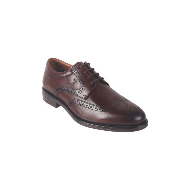 J.Fontini Men Wine Formal Brogue