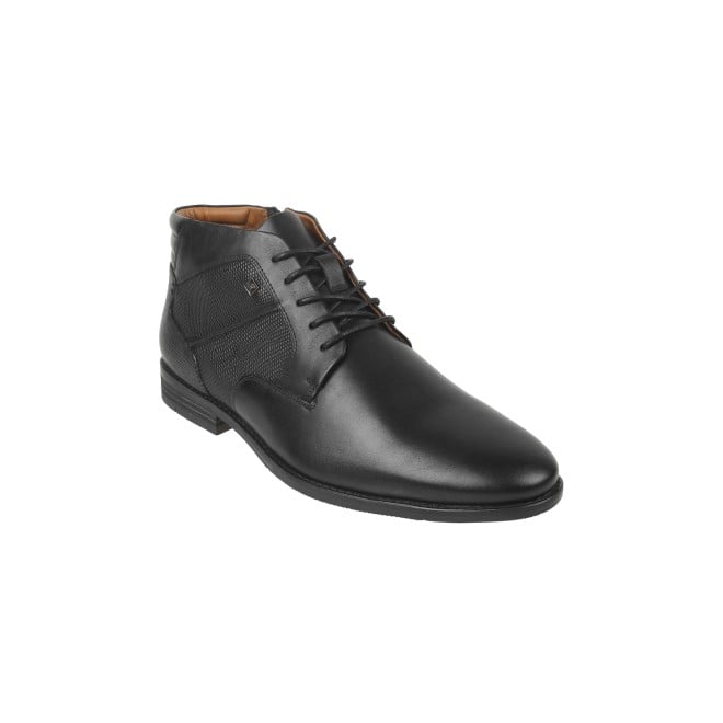 J.Fontini Men Black Formal Boots (SKU: 14-933-11-40)