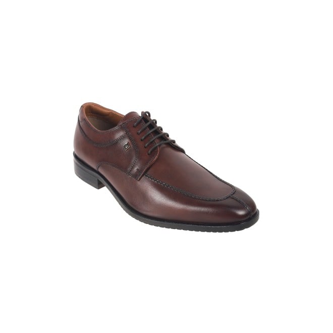 J.Fontini Men Tan Formal Lace Up