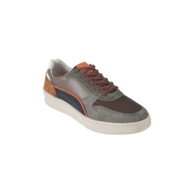 J.Fontini Men Grey Casual Sneakers