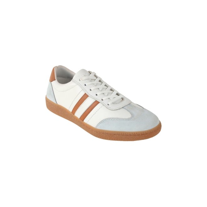 J.Fontini Men White Casual Sneakers