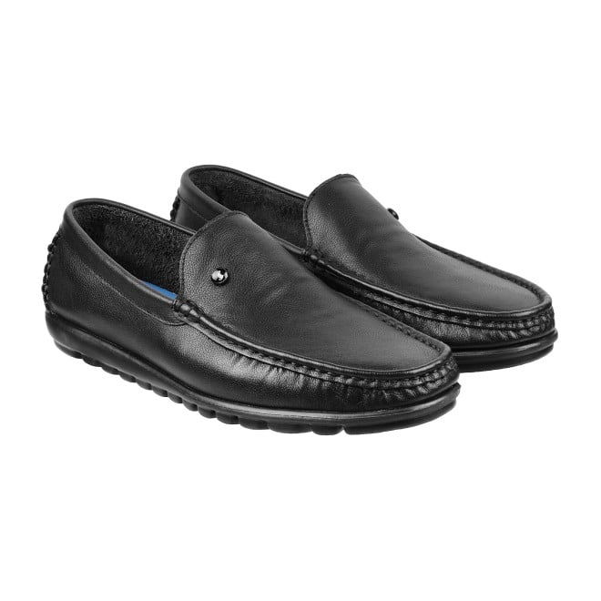 J.Fontini Men Black Casual Loafers (SKU: 14-974L-11-46)