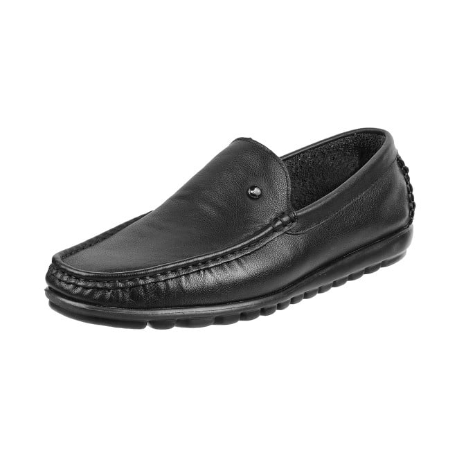 J.Fontini Men Black Casual Loafers (SKU: 14-974L-11-46)