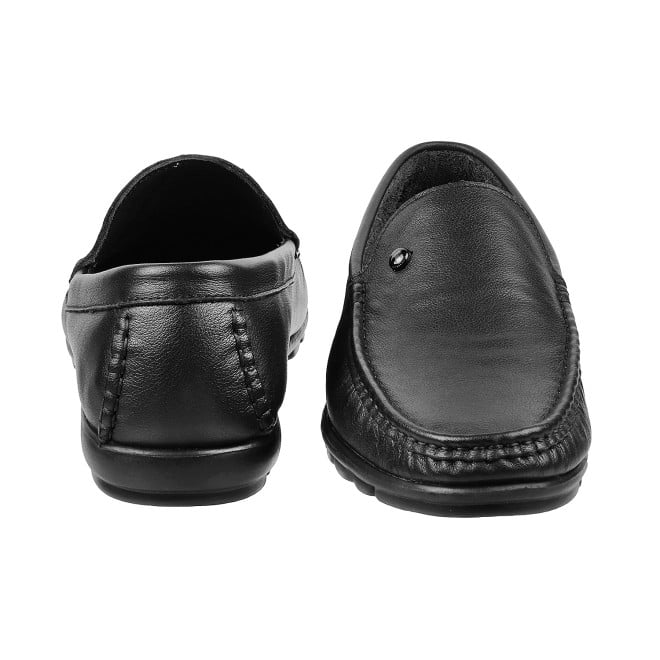 J.Fontini Men Black Casual Loafers (SKU: 14-974L-11-46)